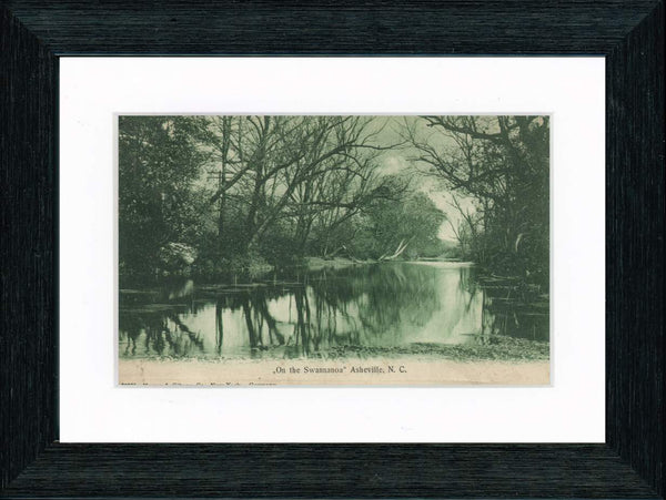 Vintage Postcard Front - Swannanoa River—Asheville North Carolina
