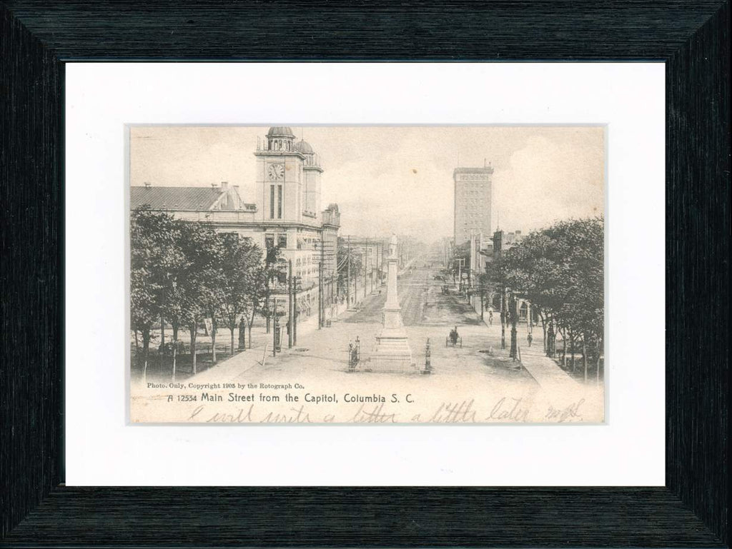 Vintage Postcard Front - Columbia South Carolina—Main Street